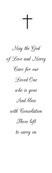 Verse or poem for back of memorial bookmark7