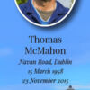 Memorial Bookmark with Irish landscapes