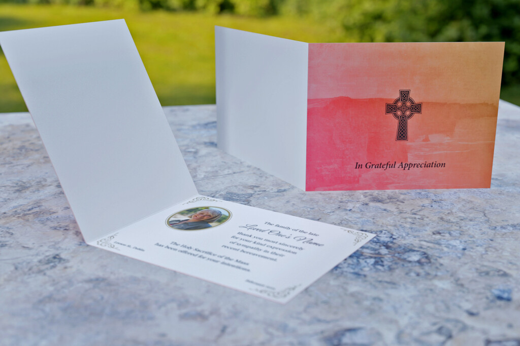 Folding Acknowledgement Card with Cliffs of Moher image